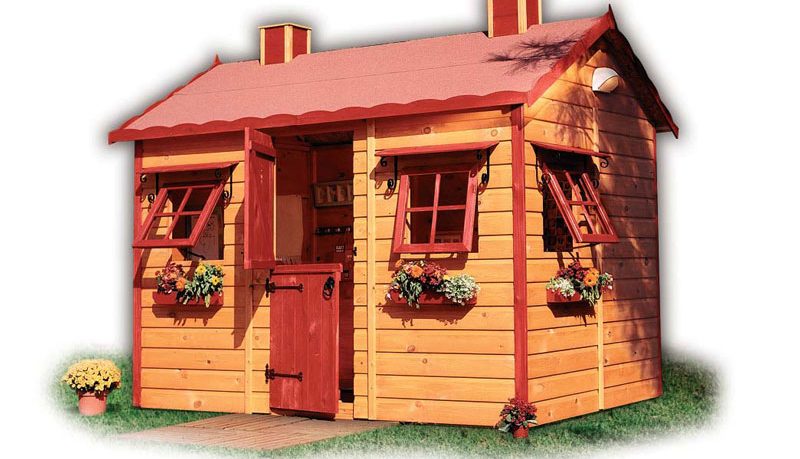 Wood Playhouse Design Ideas