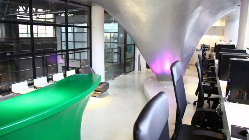 Work Station Design Ideas Red Town Office