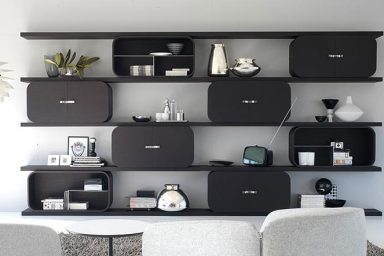 Black Cocoon Shelving System Furniture Designs