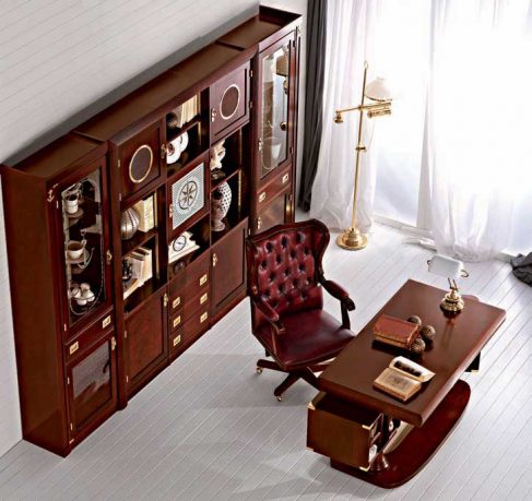Classic Home Office Decor with Luxury Furniture