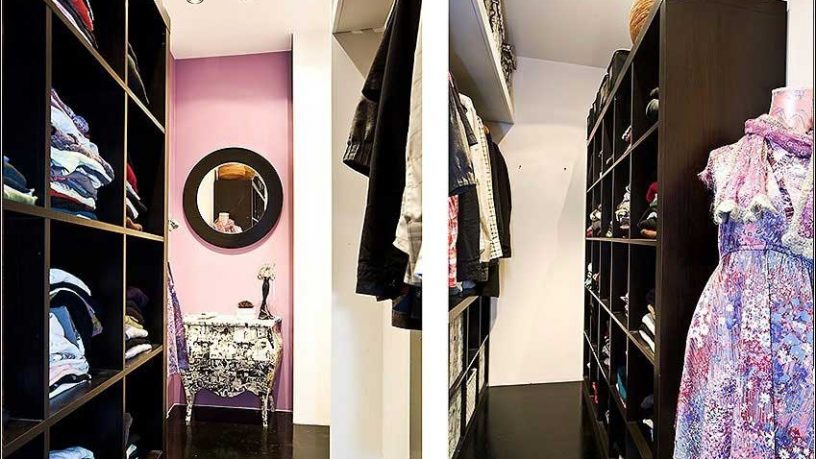 Colorful Closet Swedish House with Scandinavian Touch