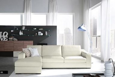 Cool Living Room White Sofa with Modern Lamps