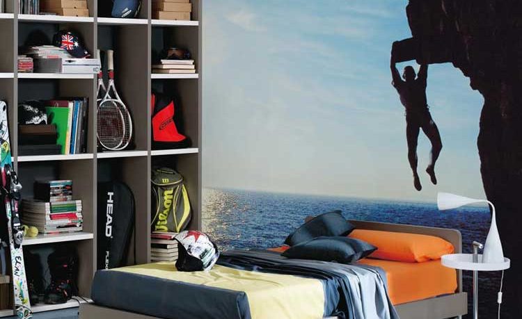 Cool Wall Sticker Teen Room Design
