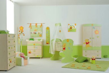 Cool Winnie the Pooh Bedroom Furniture Set