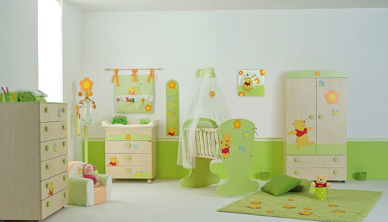 Cool Winnie the Pooh Bedroom Furniture Set