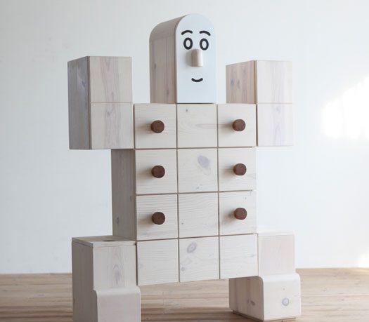 Funy Storage Furniture with White Color