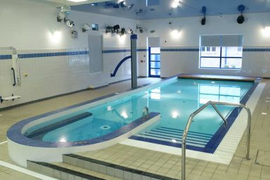 Great Lighitng Indoor Pool Design