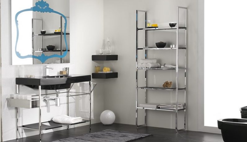 Modern Black Stainless Steel Bathroom Sinks Design