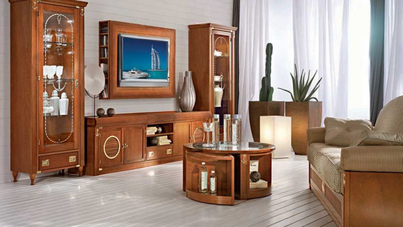 Modern Classic Living Room Sailor Themed Ideas