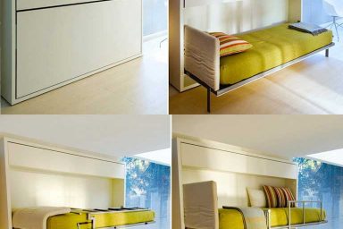 Modern Space Saving Hide Twin Bed
