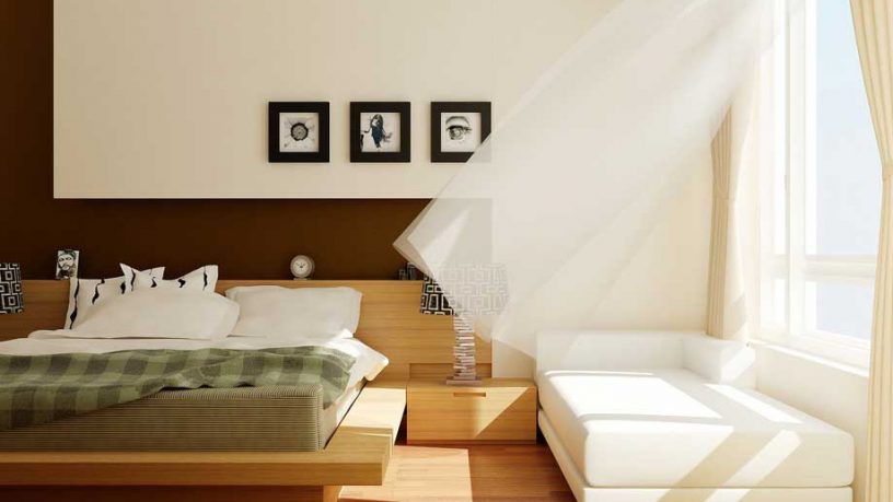Nguyen Bedroom with White Sofa in Side Window
