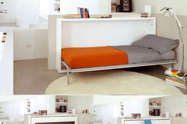 Transforming Furniture Bed to Study Desk