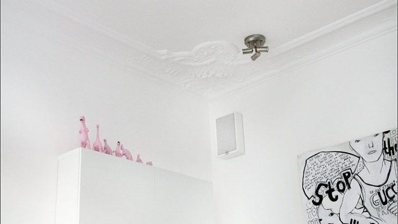 White Gypsum Ceiling Decorations
