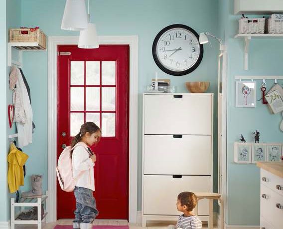 White IKEA Living Room Storage Inspirations