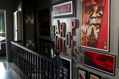 Arrange a Gallery on the Stairs Decorations