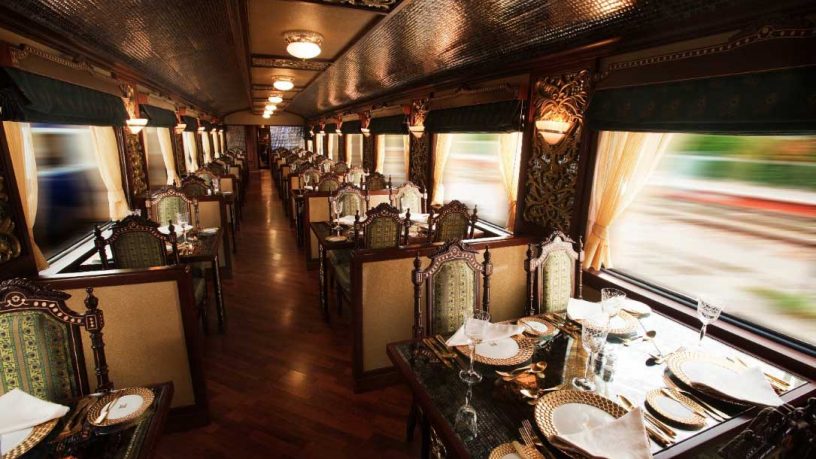 Beautiful Train Dining Carriage