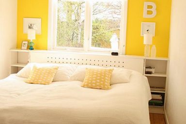Beautiful White and Yellow Color Design