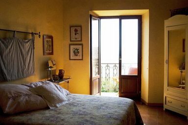 Classic Bedroom Design with Yellow Color