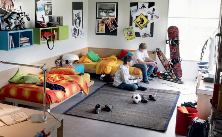 Doble Bed Junior Bedroom for Urban People
