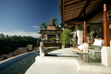 Exotic Landscape of Viceroy Hotel in Bali
