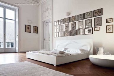 Luxury and Minimalist White Bedroom