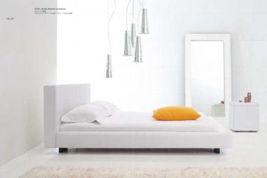 Luxury and Simple White Yellow Bedroom Design
