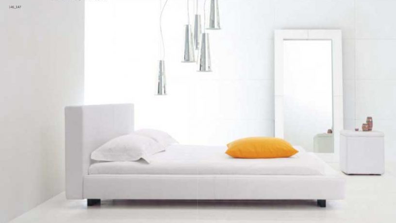 Luxury and Simple White Yellow Bedroom Design