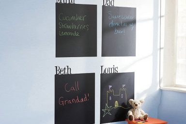 Minimalist Wall Stickers Chalkboards Design Ideas