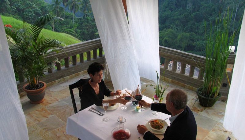 Perfect View Patio Dinner Area