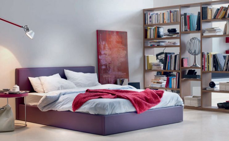 Purple and White Junior Bedroom Designs Color