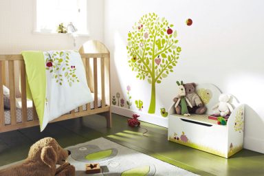 Tree Wall Decal for a Nature Themed Baby Nursery Room