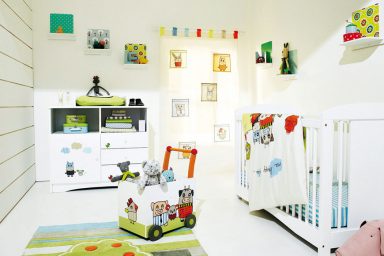 White Baby Bedroom with Cute and Fun Decorations