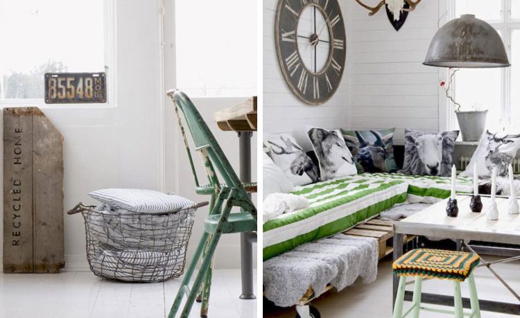 Cool Interio with Eifel Tower Clock and Thrifted Treasures