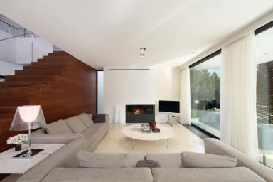 Floor to Ceiling Windows Living Room