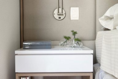 Mini Book Storage Beside Bed