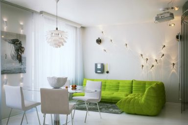 Modern Comfort Green Couch Living Room