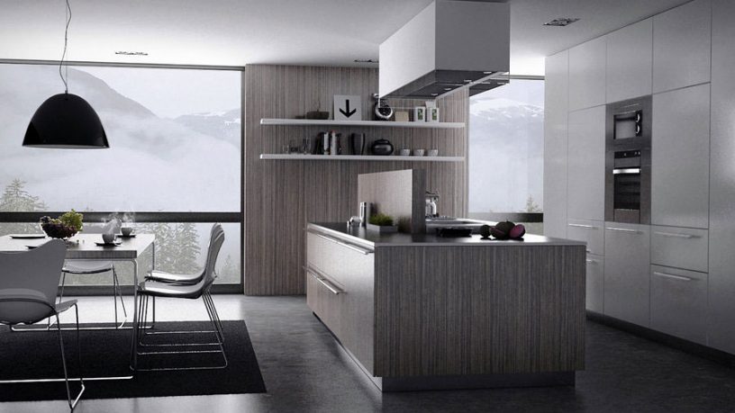 Modern Grey Kitchen Design