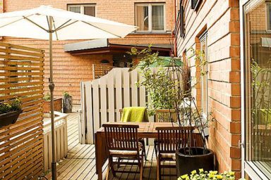 Outdoor Brickwall Design Apartment Ideas