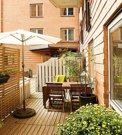 Outdoor Brickwall Design Apartment Ideas
