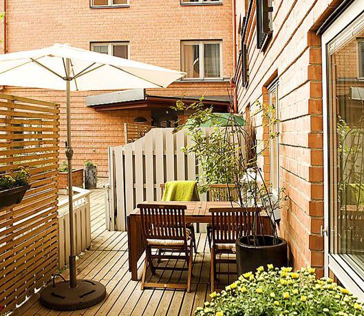 Outdoor Brickwall Design Apartment Ideas