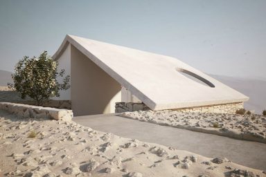 Roof Design Isolated Desert Residence