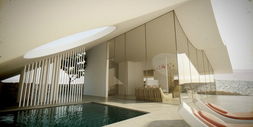 Small Desert Residence Pool