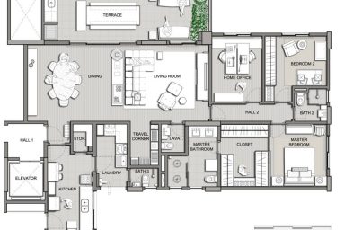 Sketch Apartment Design