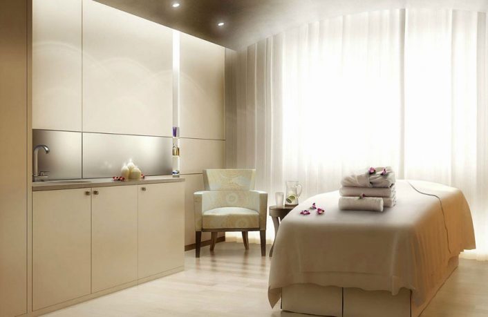 Beautiful Comforts Spa Design With Rose Decor