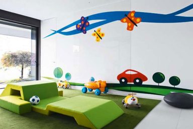 Colorful Funy Kids Playroom Design Ideas