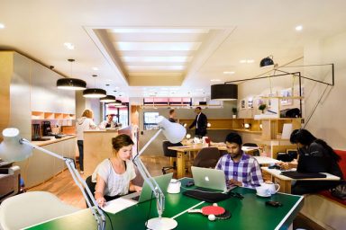 Creative Working Place with Ping Pong Table