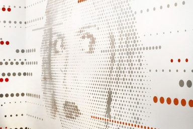 Doted Wall Art in Office Ideas
