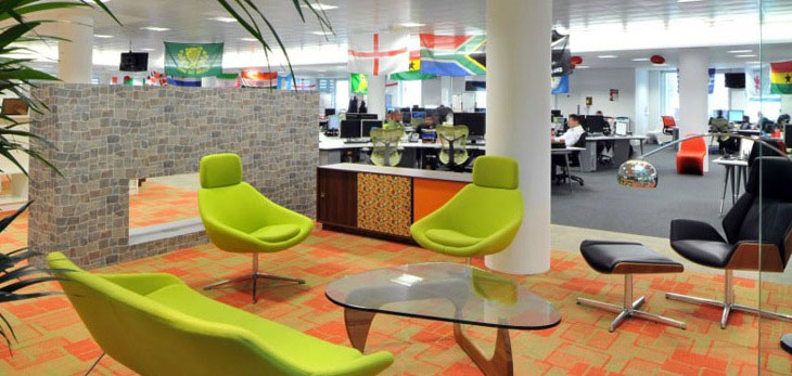 Green Chairs in Office Decor Inspirations