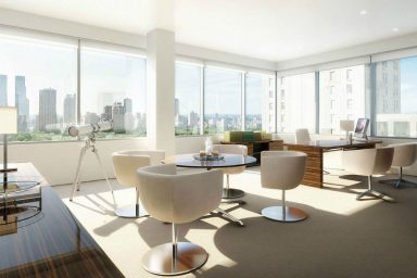 Modern Office with City View