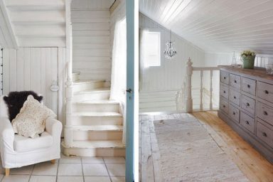 Old Style Second Floor with Slooping Celing Ideas